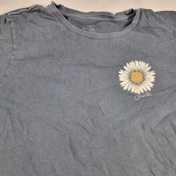 ONeill Sunflower Women Medium Black Graphic T Shirt Casual Outdoors Lightweight - Picture 3 of 8